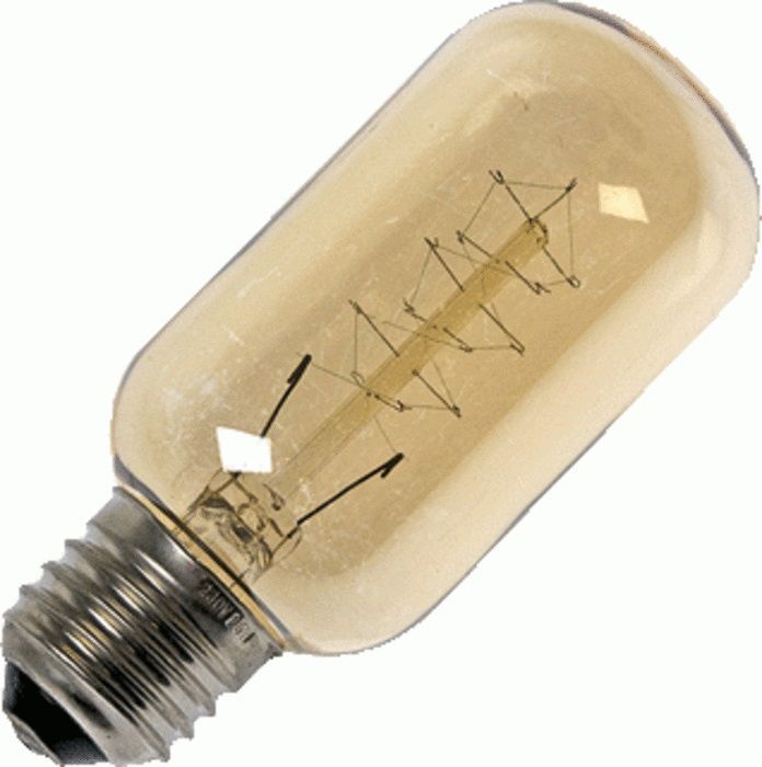 Kooldraadlamp buis 40W E27 Goud